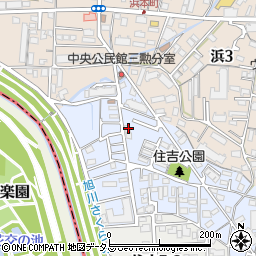 岡山県岡山市中区国富1037-1周辺の地図