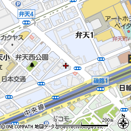 ヨコハマタイヤサービス港支店周辺の地図