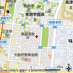 水漏れ修理の生活救急車　大阪市天王寺区エリア専用ダイヤル周辺の地図