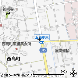 静岡県浜松市中央区西島町511周辺の地図