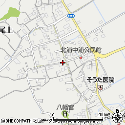 岡山県岡山市北区尾上周辺の地図