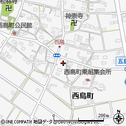 静岡県浜松市中央区西島町478周辺の地図