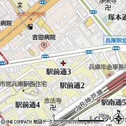 株式会社ベルコシティホール神戸周辺の地図