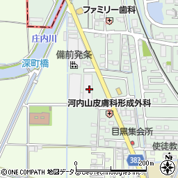 岡山県岡山市東区目黒町32周辺の地図