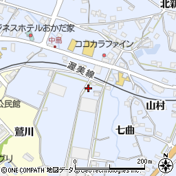愛知県田原市豊島町天白107周辺の地図