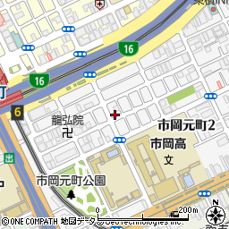 鍵の出張救急車大阪市港区市岡元町営業所２４時間受付センター周辺の地図