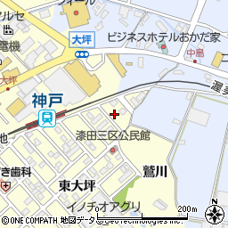 愛知県田原市神戸町新大坪243周辺の地図