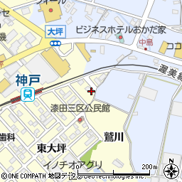 愛知県田原市神戸町新大坪248周辺の地図