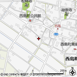 静岡県浜松市中央区西島町815周辺の地図