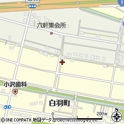静岡県浜松市中央区白羽町2221周辺の地図