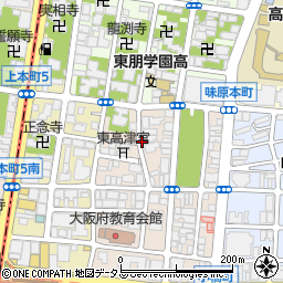 リパーク東高津町第３駐車場周辺の地図