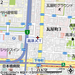 冷麺館 松屋町店周辺の地図