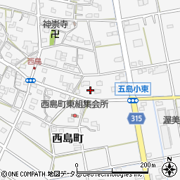静岡県浜松市中央区西島町526周辺の地図