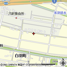 静岡県浜松市中央区白羽町2233周辺の地図