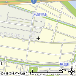 静岡県浜松市中央区米津町156周辺の地図