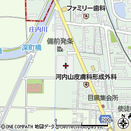 岡山県岡山市東区目黒町34周辺の地図