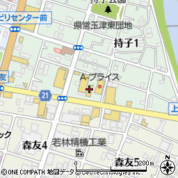 ダイソー＆アオヤマ西神戸店周辺の地図