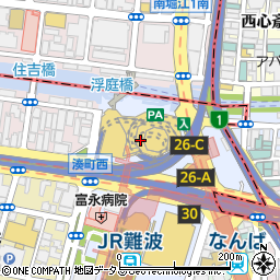 ビアガーデン&バーベキュー　COMMA Terrace 大阪難波　2024周辺の地図