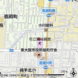 大阪府東大阪市鷹殿町1周辺の地図