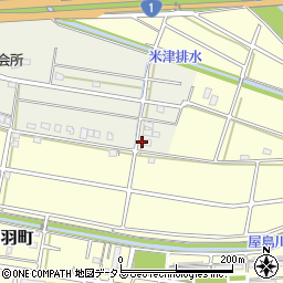 静岡県浜松市中央区米津町160周辺の地図