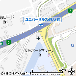 桜島抽水所周辺の地図