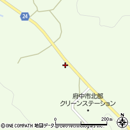 広島県府中市上下町水永424周辺の地図
