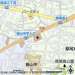 岡山東郵便局　荷物集荷周辺の地図