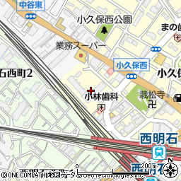 兵庫県明石市小久保周辺の地図