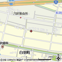 静岡県浜松市中央区白羽町2231周辺の地図