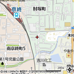 奈良県奈良市肘塚町291-18周辺の地図