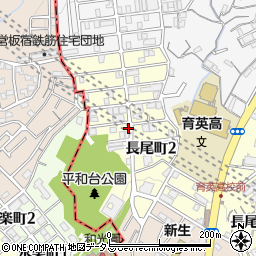 兵庫県神戸市長田区長尾町周辺の地図