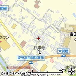広島県安芸高田市吉田町吉田667-1周辺の地図