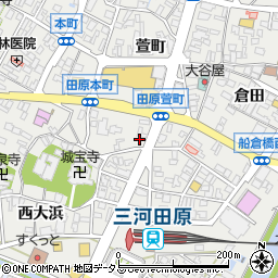 とりひろ 田原店周辺の地図