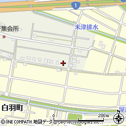 静岡県浜松市中央区米津町163周辺の地図