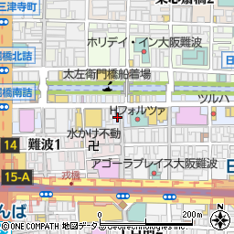 どうとんぼり神座 千日前店周辺の地図