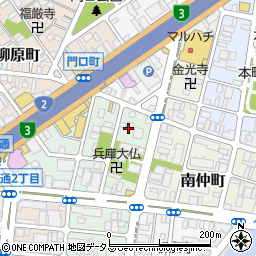 エステート兵庫周辺の地図
