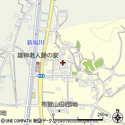 山田Ｅ市営住宅５号館周辺の地図