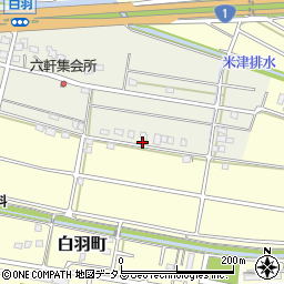 静岡県浜松市中央区米津町171周辺の地図