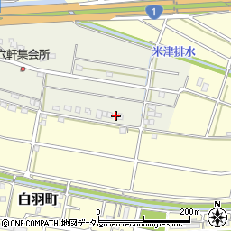 静岡県浜松市中央区米津町166周辺の地図