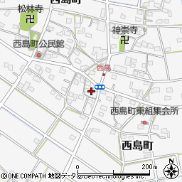 静岡県浜松市中央区西島町804周辺の地図