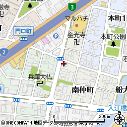 兵庫県神戸市兵庫区神明町1-21周辺の地図