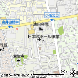 シャルム小阪四番館周辺の地図