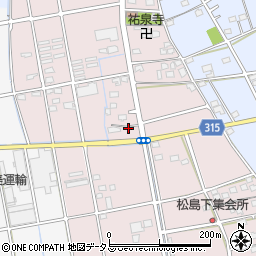 静岡県浜松市中央区松島町382周辺の地図