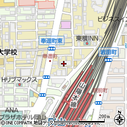 アイグランデュ岡山周辺の地図