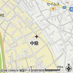 岡山県総社市中原847-17周辺の地図