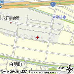 静岡県浜松市中央区米津町168周辺の地図