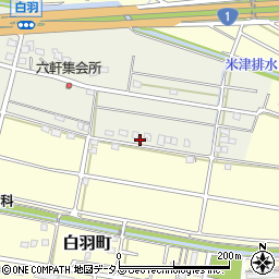 静岡県浜松市中央区米津町172周辺の地図