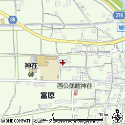岡山県総社市富原886周辺の地図