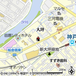 ＥＮＥＯＳ　ＤＤ田原ＳＳ周辺の地図
