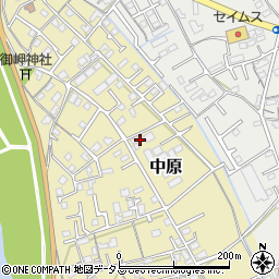 岡山県総社市中原845-3周辺の地図